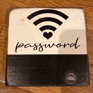 Chalkboard WiFi password wooden sign new rustic marlin seven anchor